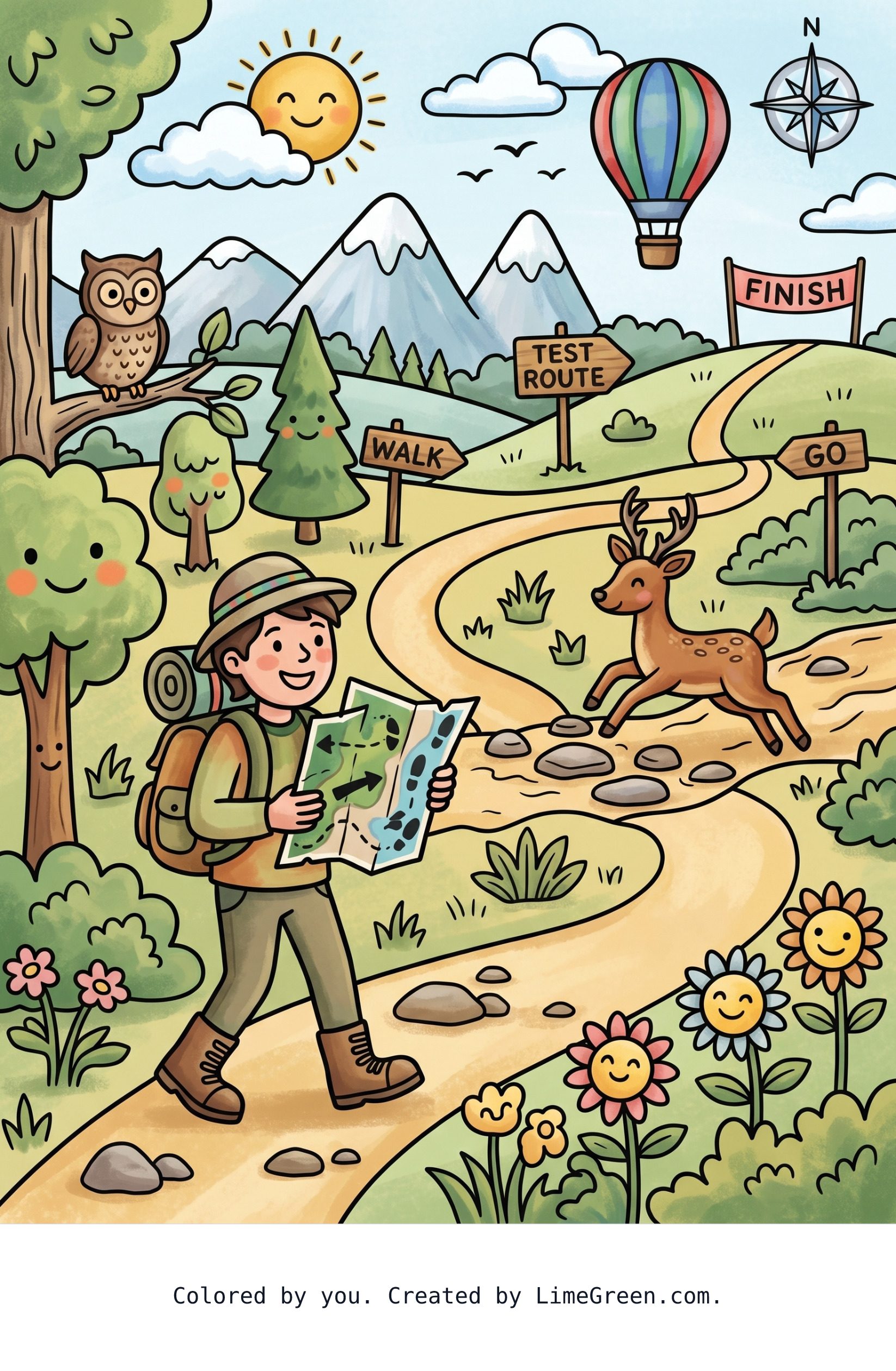 Colored preview of A quick route test