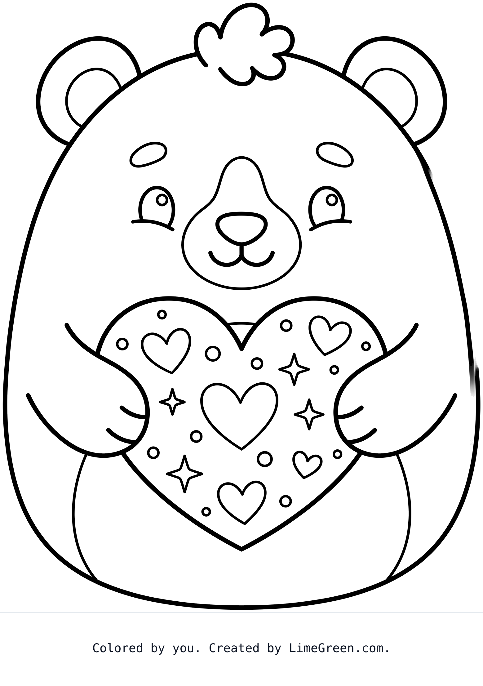 A squishmallow holding a heart